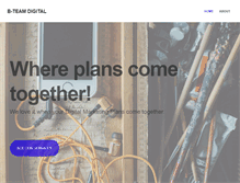 Tablet Screenshot of bteamdigital.com